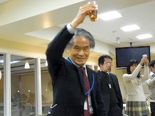 関西英語教育学会 KELES 第14回卒論・修論研究発表セミナー レセプション 乾杯のご発声 瀬川 俊一 氏(関西英語教育学会顧問・全国英語教育学会会長・京都府立大学名誉教授)